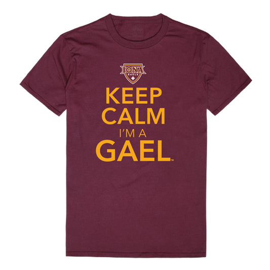 Iona College Gaels Keep Calm Tee T-Shirt