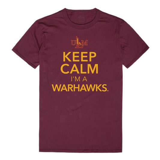 University of Louisiana at Monroe War Hawks Keep Calm Tee T-Shirt