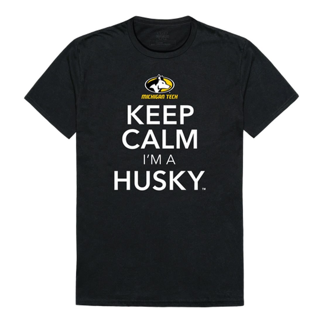 Michigan Technological University Huskies Keep Calm Tee T-Shirt