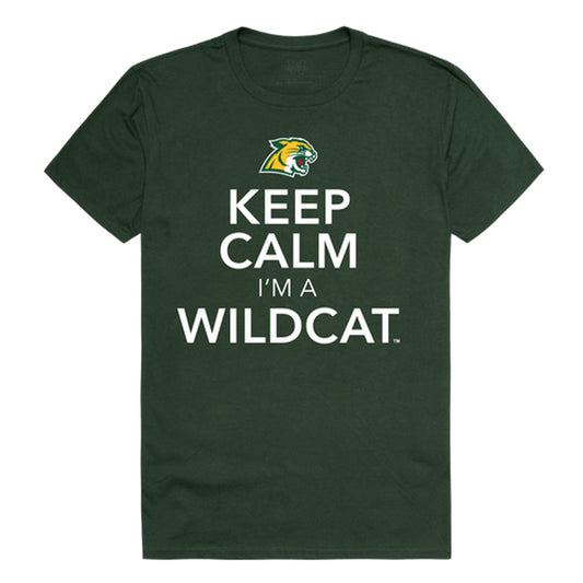 NMU Northern Michigan University Wildcats Keep Calm Tee T-Shirt