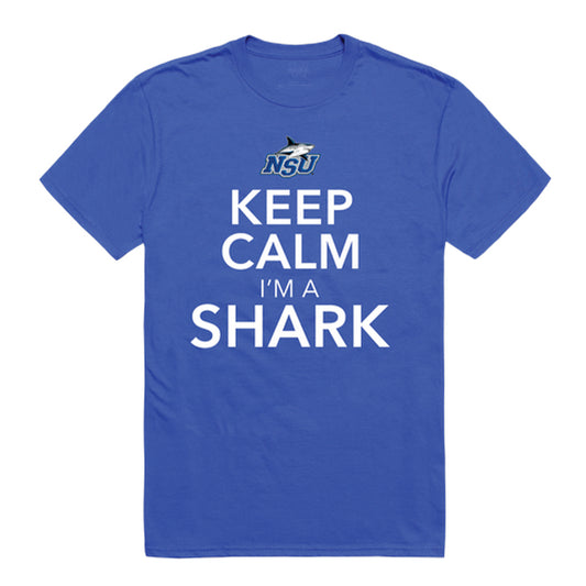 NSU Nova Southeastern University Sharks Keep Calm Tee T-Shirt