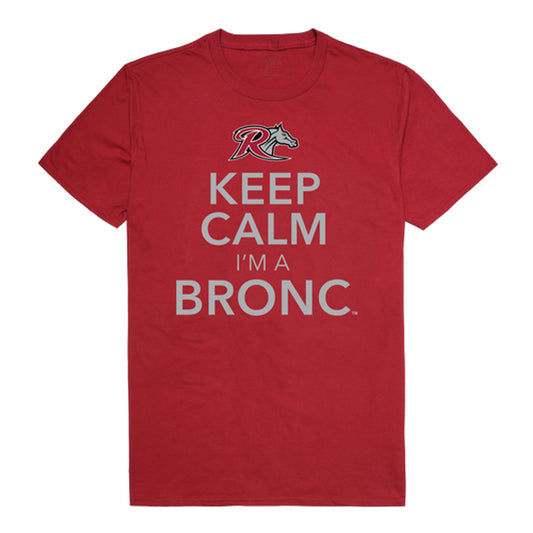 Rider University Broncs Keep Calm Tee T-Shirt