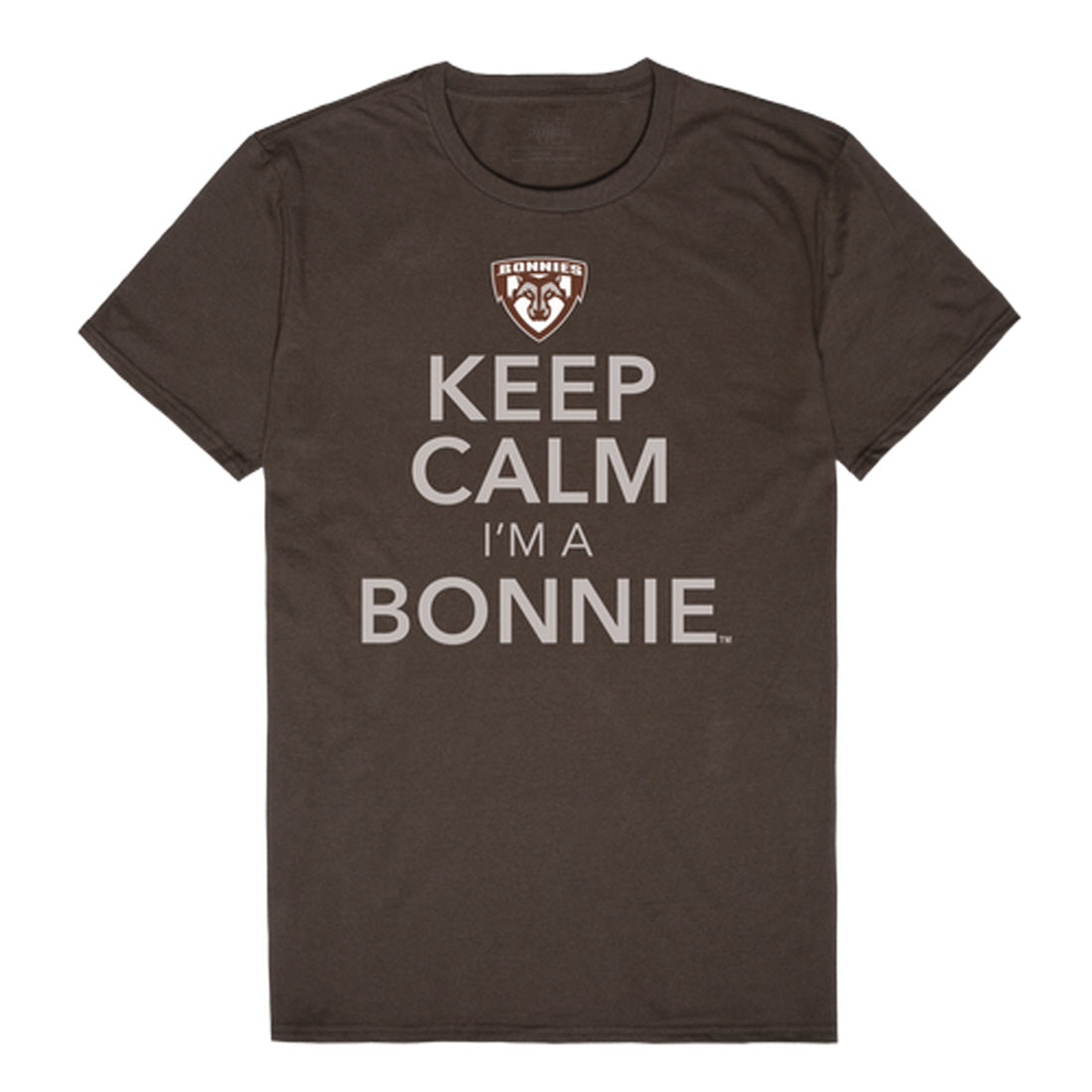 St. Bonaventure University Bonnies Keep Calm Tee T-Shirt