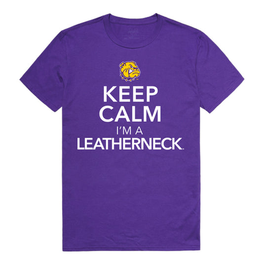 Western Illinois University Leathernecks Keep Calm Tee T-Shirt