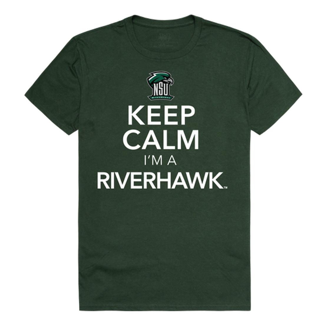 Northeastern State University Riverhawks Keep Calm Tee T-Shirt