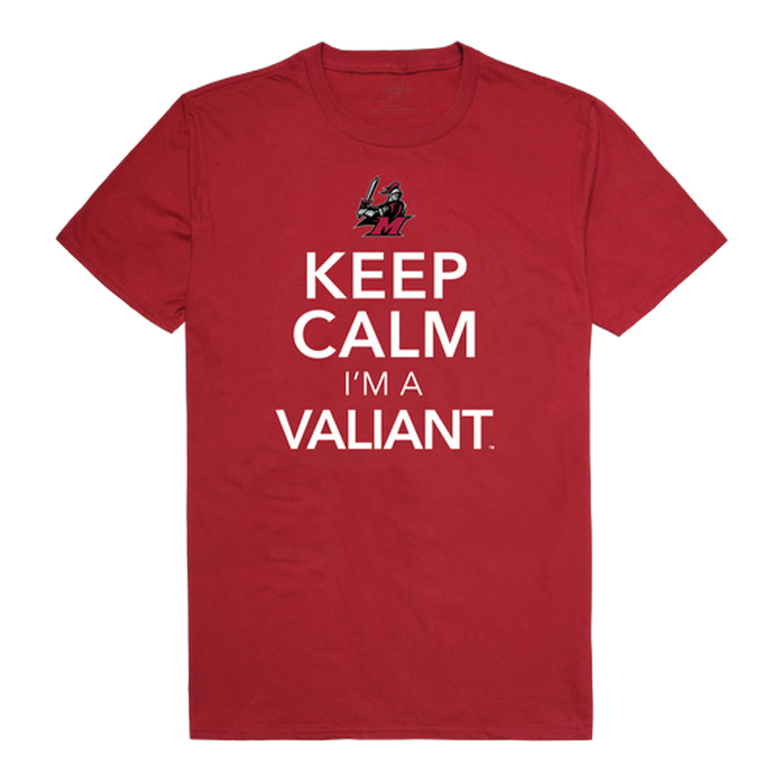 Manhattanville College Valiants Keep Calm Tee T-Shirt