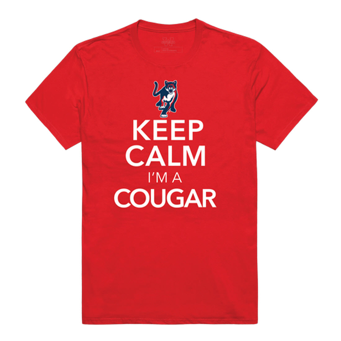 Columbus State University Cougar Keep Calm Tee T-Shirt