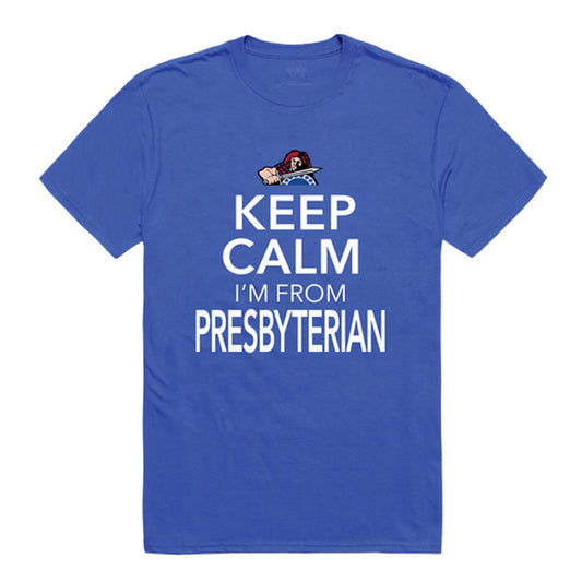 Presbyterian College Blue Hose Keep Calm Tee T-Shirt