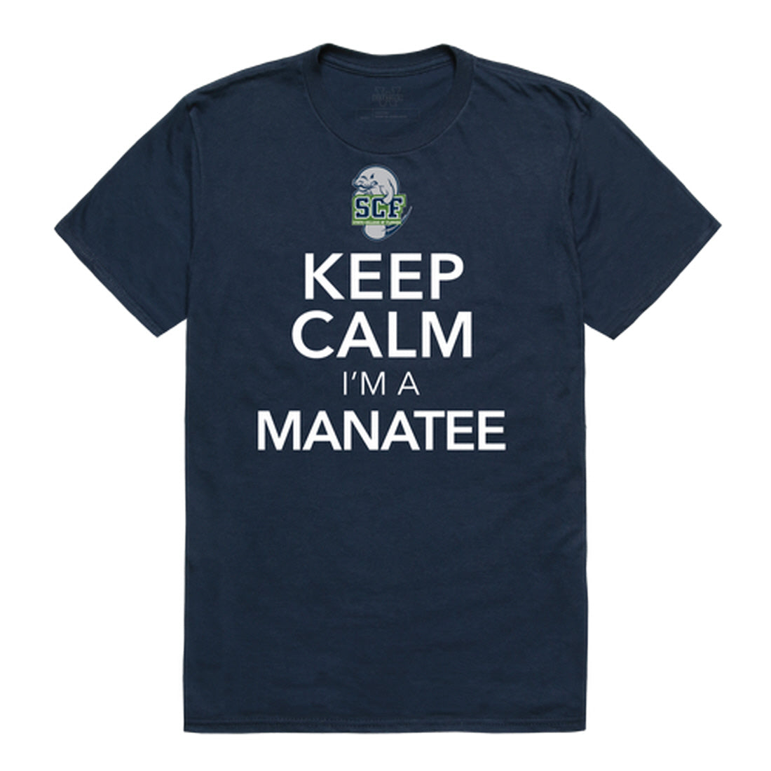 State College of Florida Manatee Keep Calm Tee T-Shirt