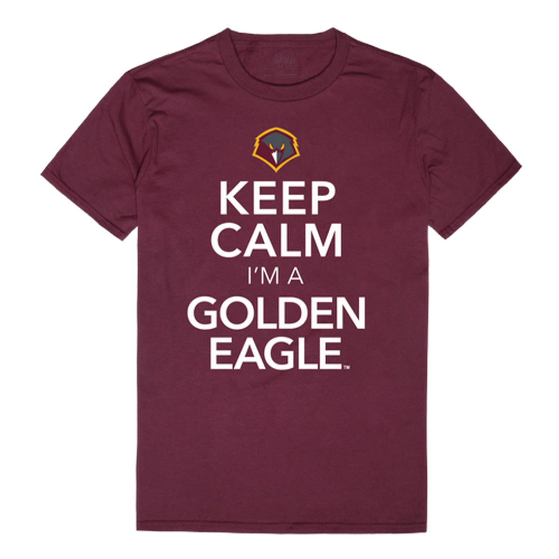 University of Charleston Golden Eagles Keep Calm Tee T-Shirt