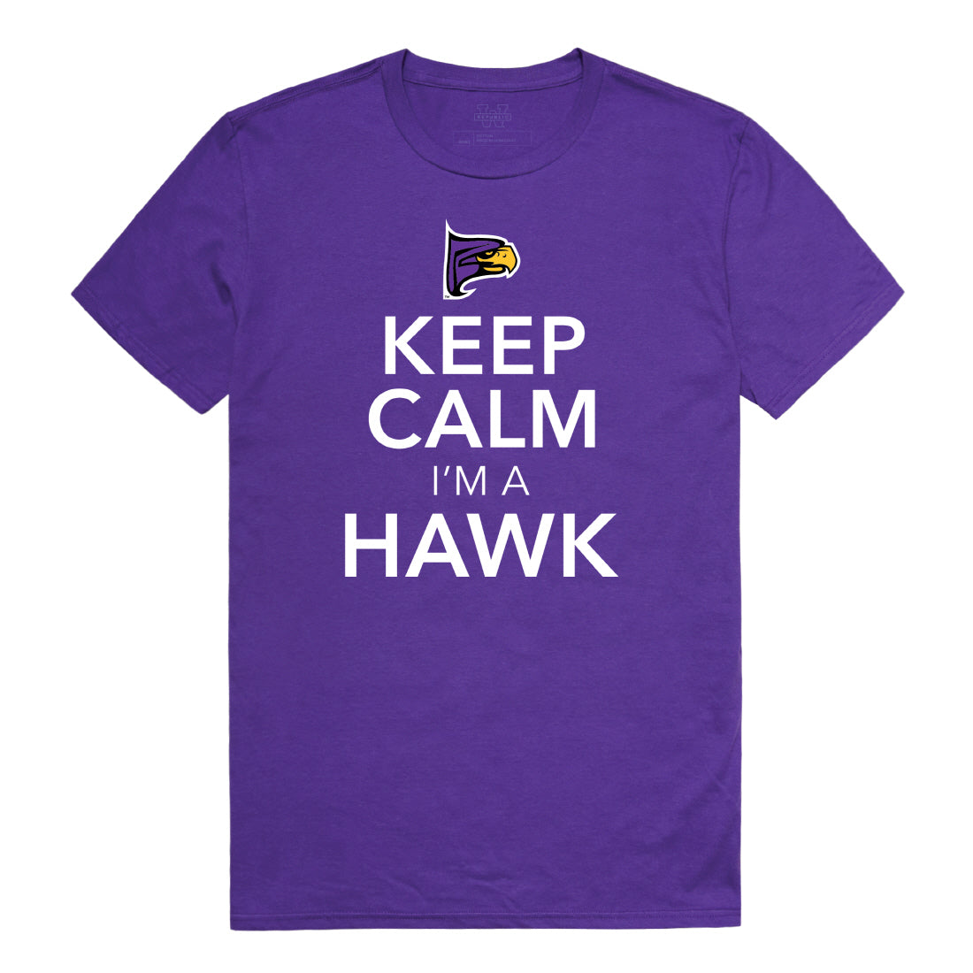 Hunter College Hawks Keep Calm Tee T-Shirt