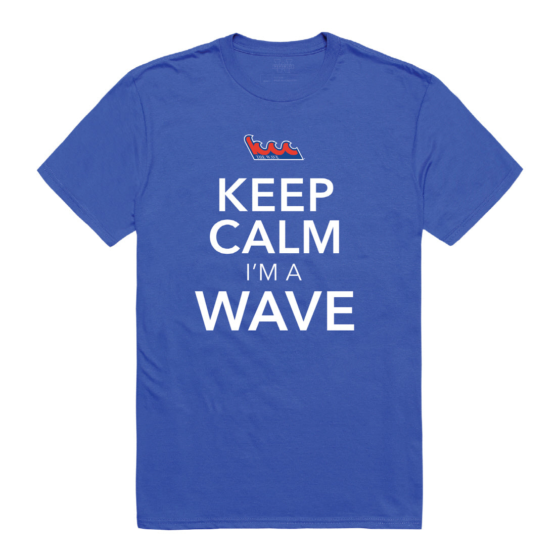 Kingsborough CC The Wave Keep Calm Tee T-Shirt