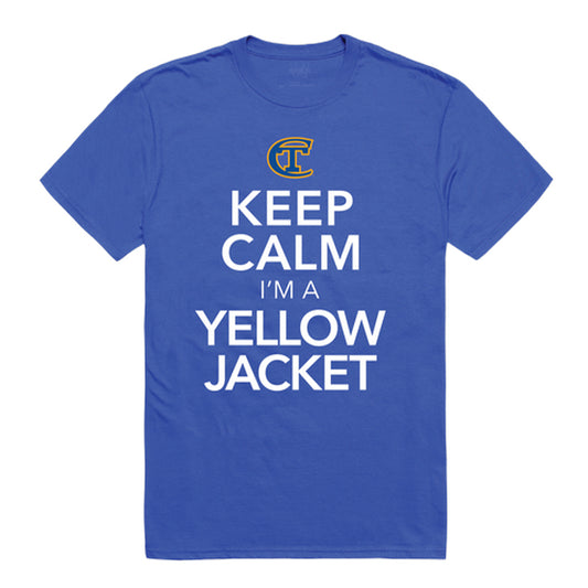 NY City Tech Yellow Jackets Keep Calm Tee T-Shirt