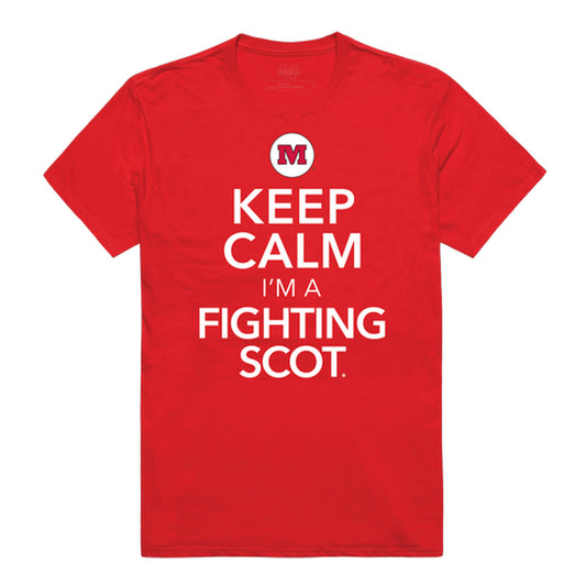 Monmouth College Fighting Scots Keep Calm Tee T-Shirt