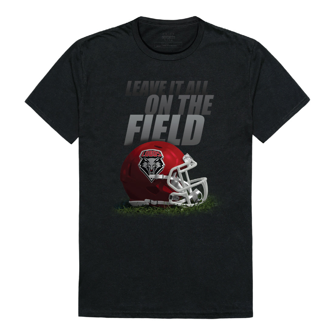 UNM University of New Mexico Lobos Gridiron Tee T-Shirt