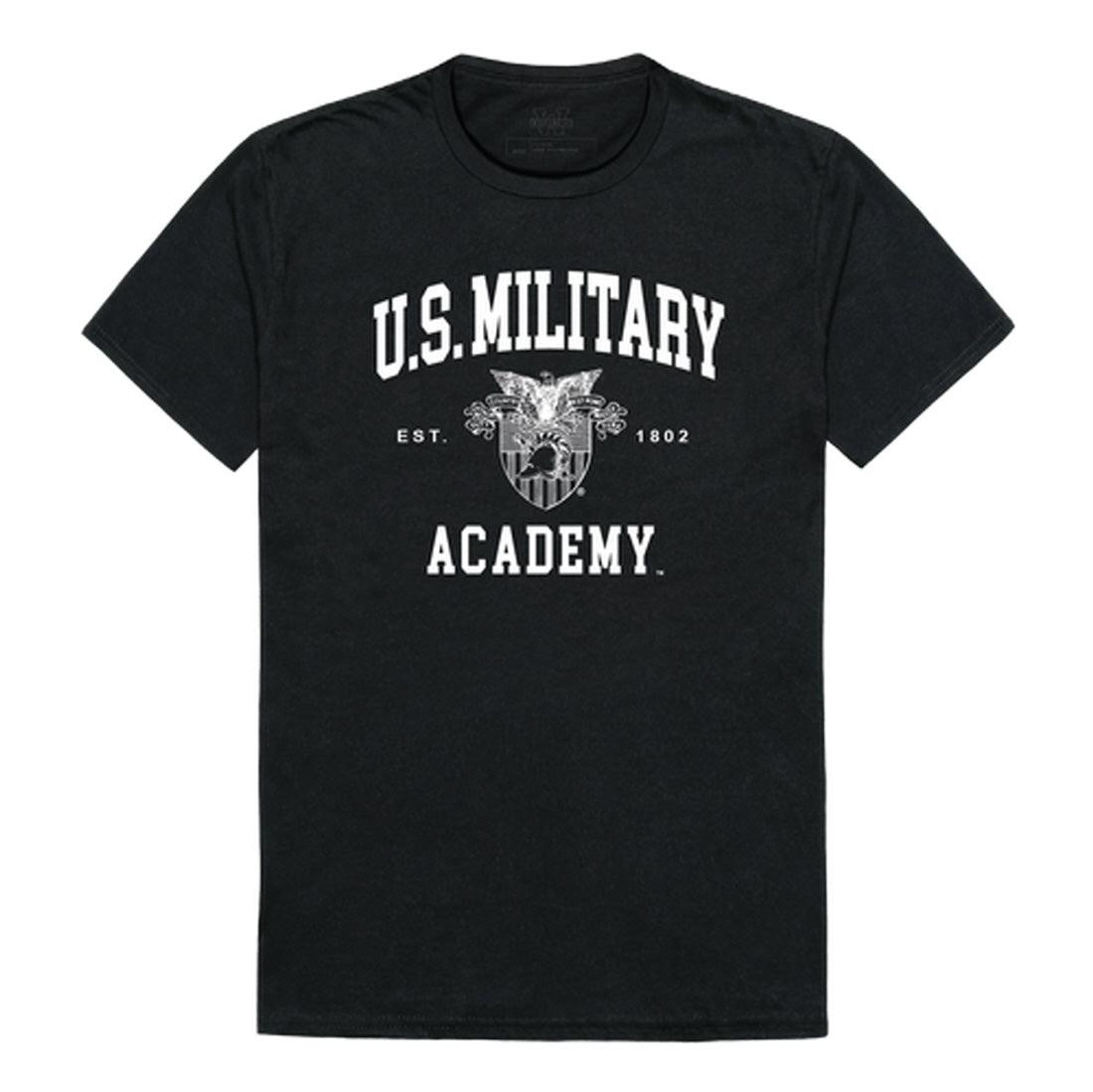 USMA United States Military Academy Army Black Nights Seal College Tee T-Shirt