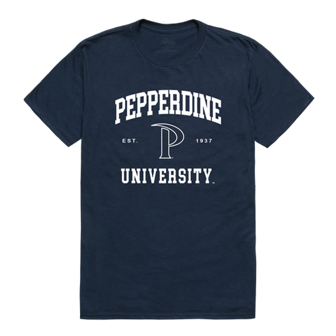 Pepperdine University Waves Seal College Tee T-Shirt