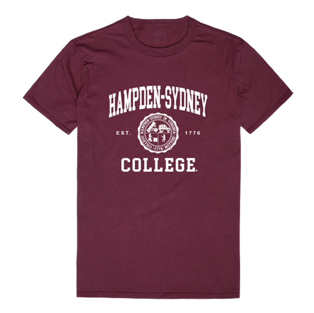 Hampden Sydney College Tigers Seal College Tee T-Shirt