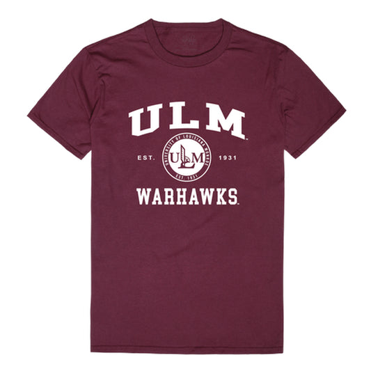 University of Louisiana at Monroe War Hawks Seal College Tee T-Shirt