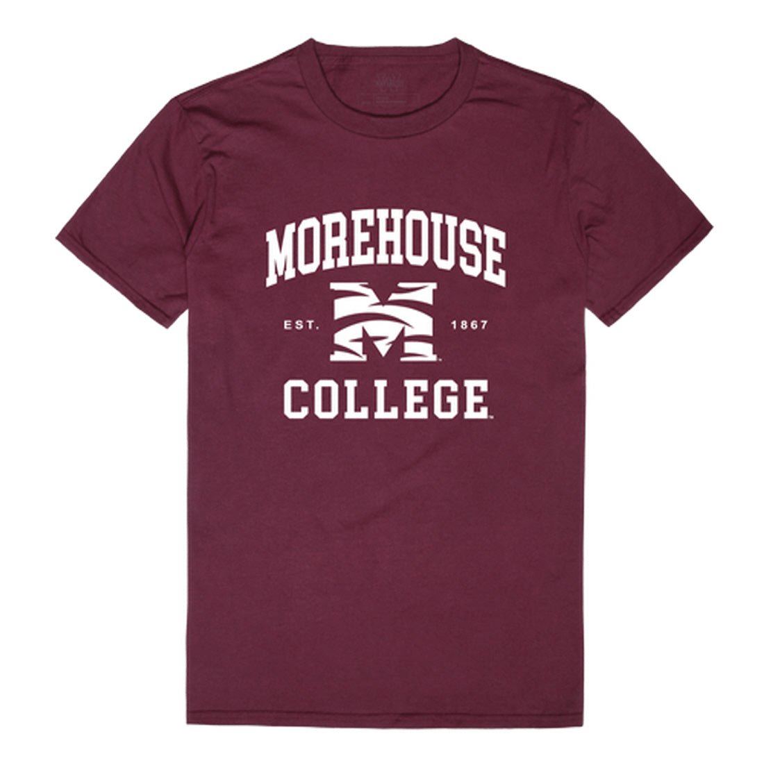 Morehouse College Maroon Tigers Seal College Tee T-Shirt