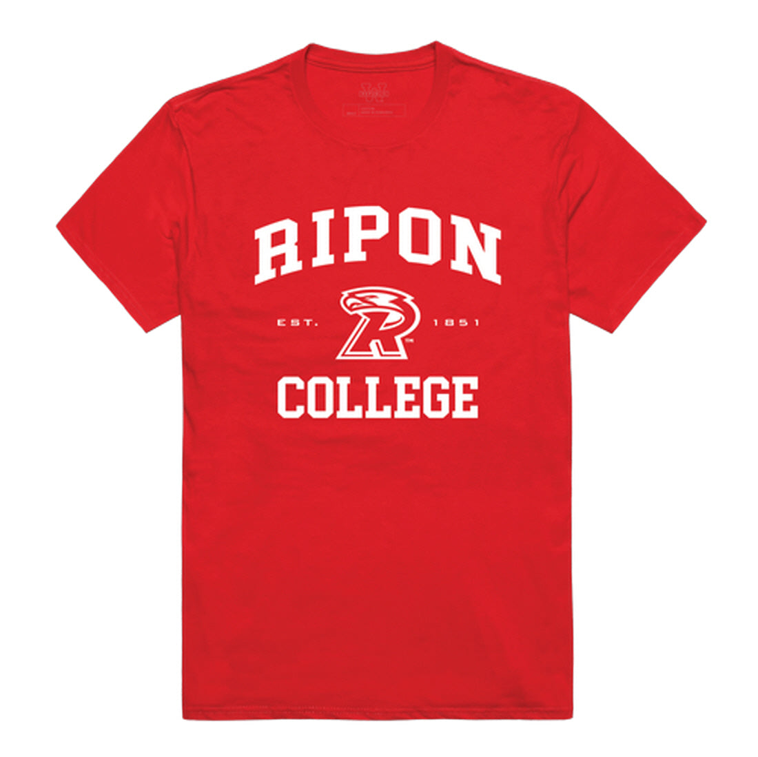 Ripon College Red Hawks Seal College Tee T-Shirt