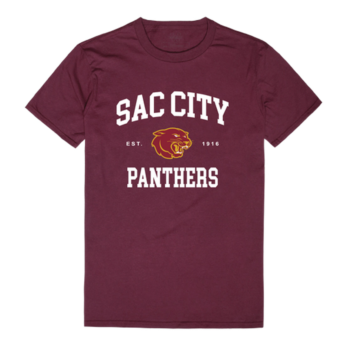 Sacramento City College Panthers Seal College Tee T-Shirt