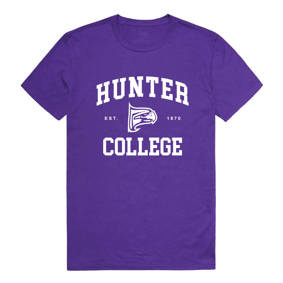 Hunter College Hawks Seal College Tee T-Shirt