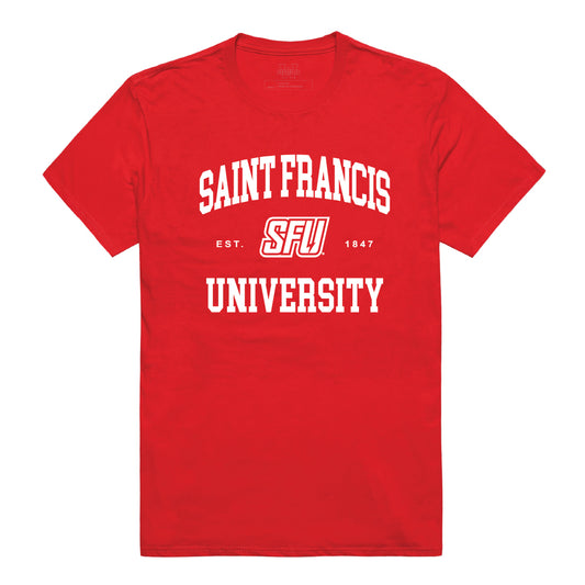 Saint Francis U Red Flash Seal College Tee T-Shirt