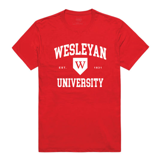 Wesleyan Cardinals Seal College Tee T-Shirt