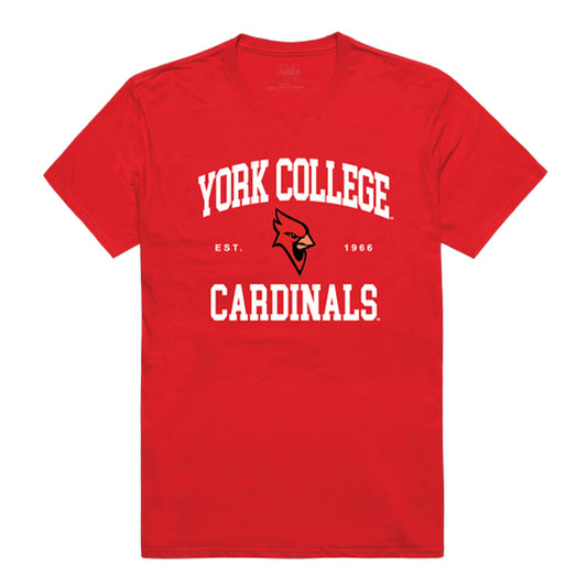 York College Cardinals Seal College Tee T-Shirt