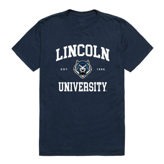 Lincoln University Blue Tigers Seal College Tee T-Shirt