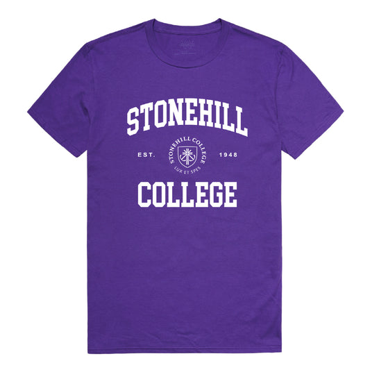 Stonehill College Skyhawks Seal College Tee T-Shirt