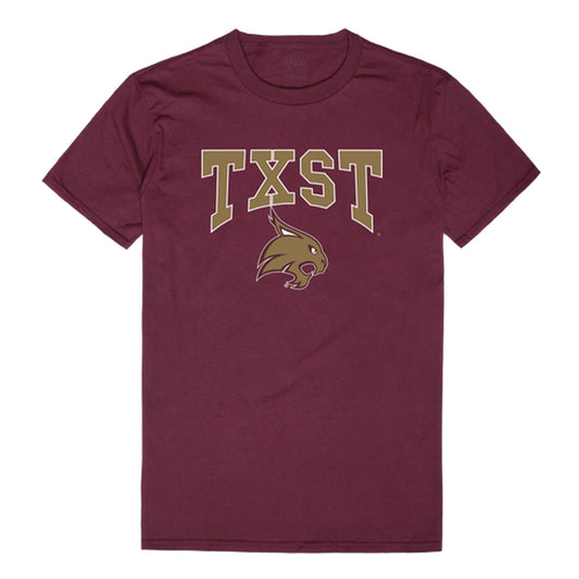 Texas State University Bobcats Athletic Tee T-Shirt