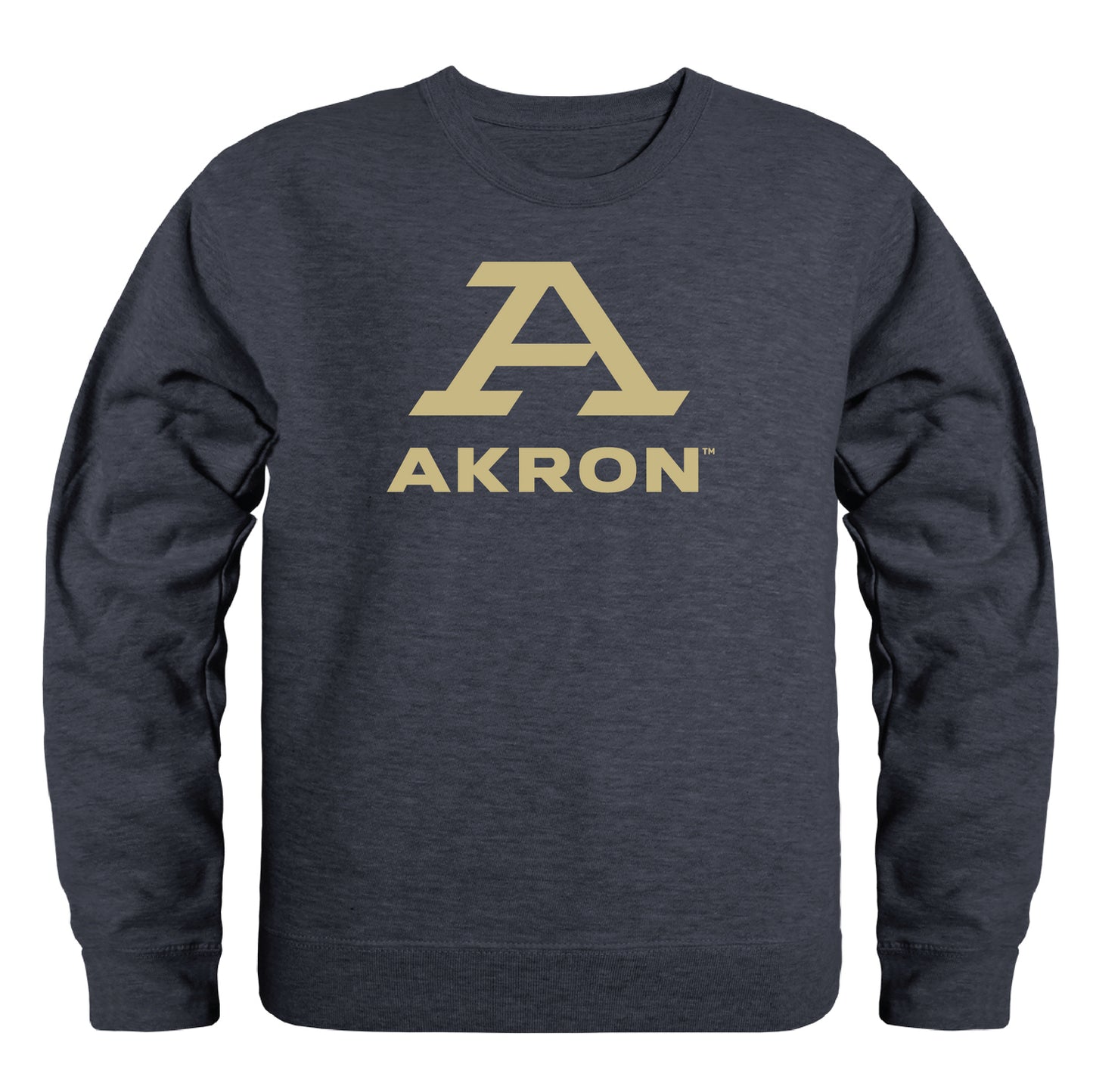 The University of Akron Zips Campus Crewneck Pullover Sweatshirt Sweate