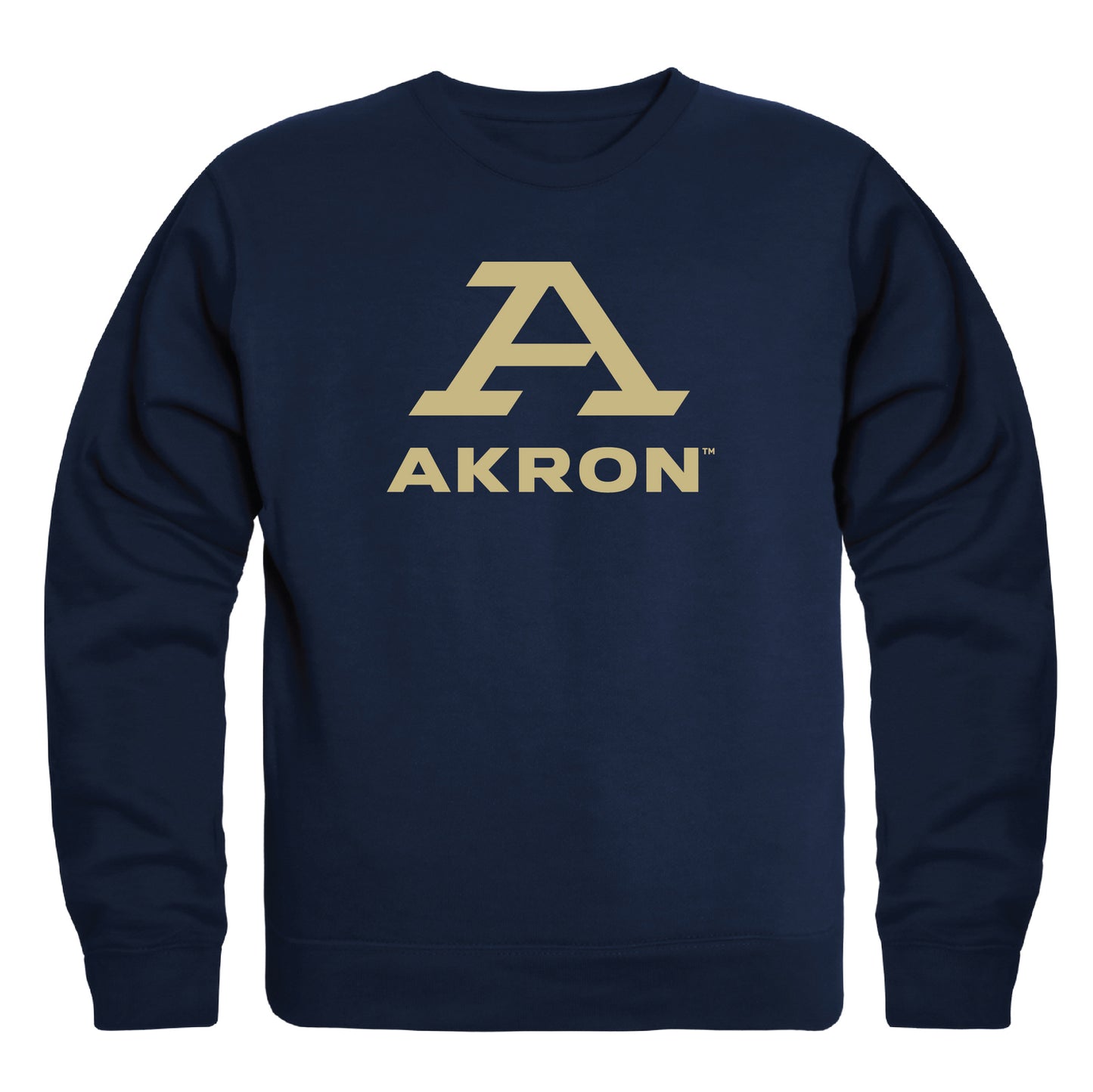 The University of Akron Zips Campus Crewneck Pullover Sweatshirt Sweate