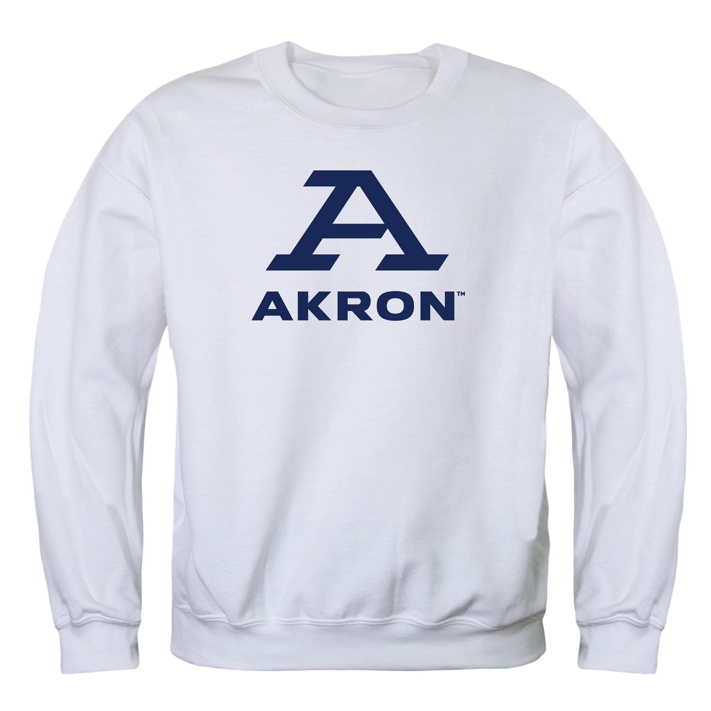 The University of Akron Zips Campus Crewneck Pullover Sweatshirt Sweate