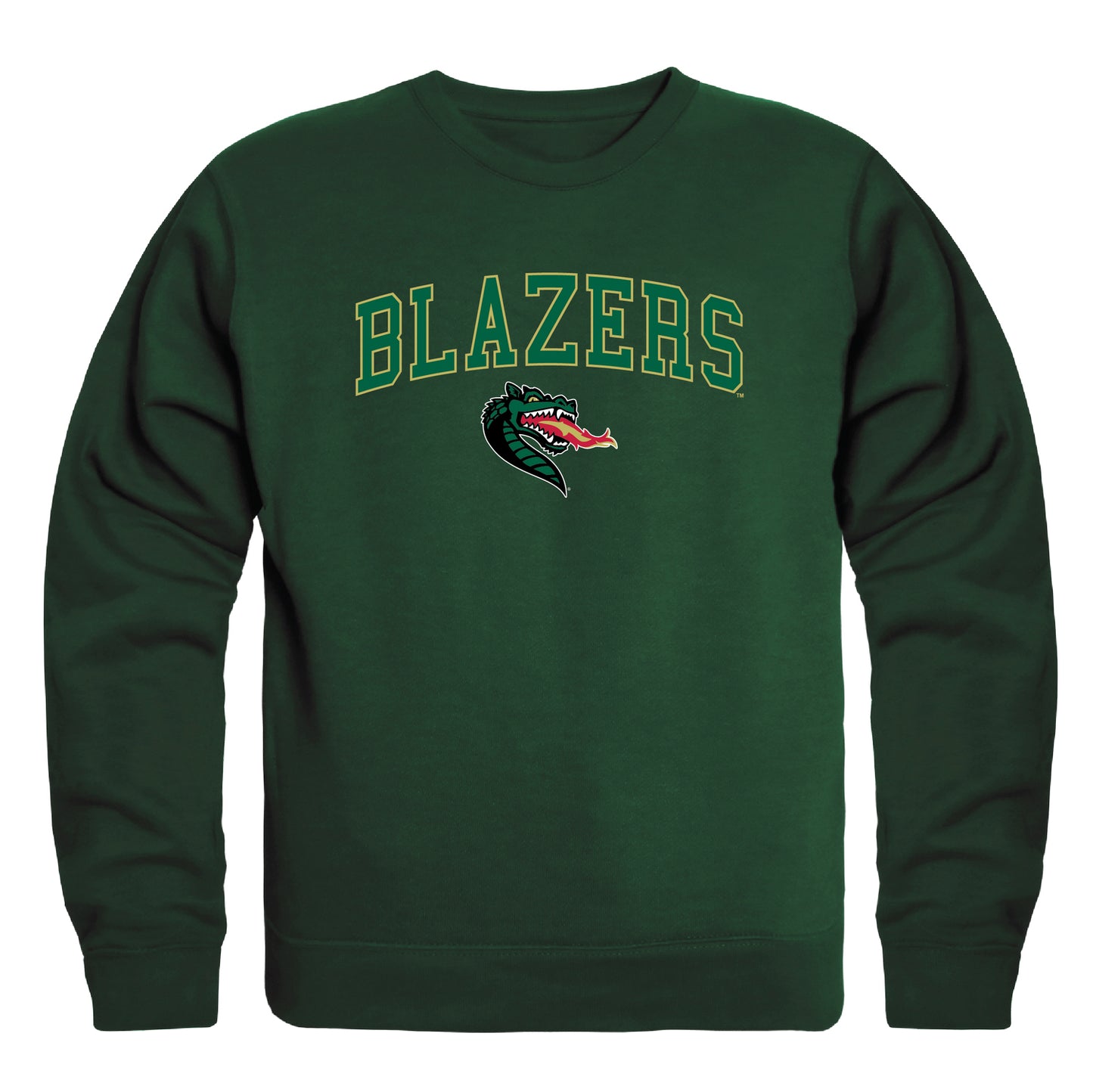 UAB University of Alabama at Birmingham Blazers Campus Crewneck Pullover Sweatshirt Sweate