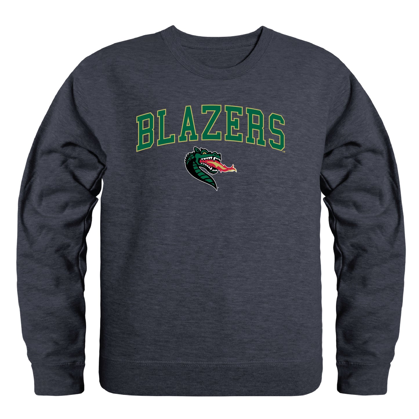 UAB University of Alabama at Birmingham Blazers Campus Crewneck Pullover Sweatshirt Sweate