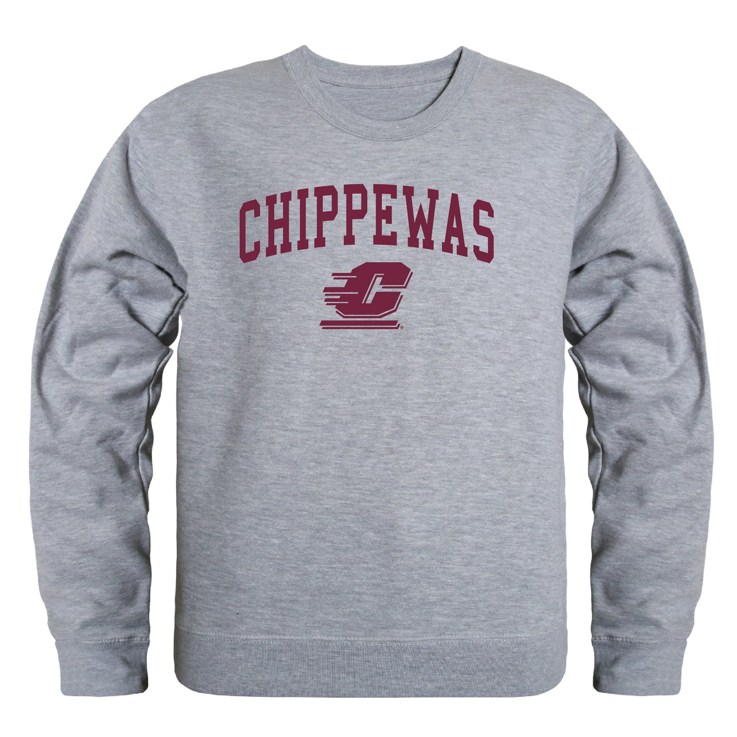 Central Michigan University Campus Crewneck Pullover Sweatshirt Sweate