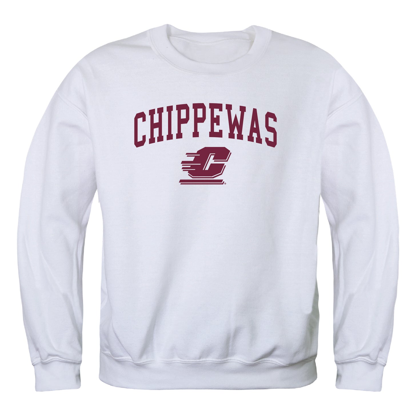 Central Michigan University Campus Crewneck Pullover Sweatshirt Sweate