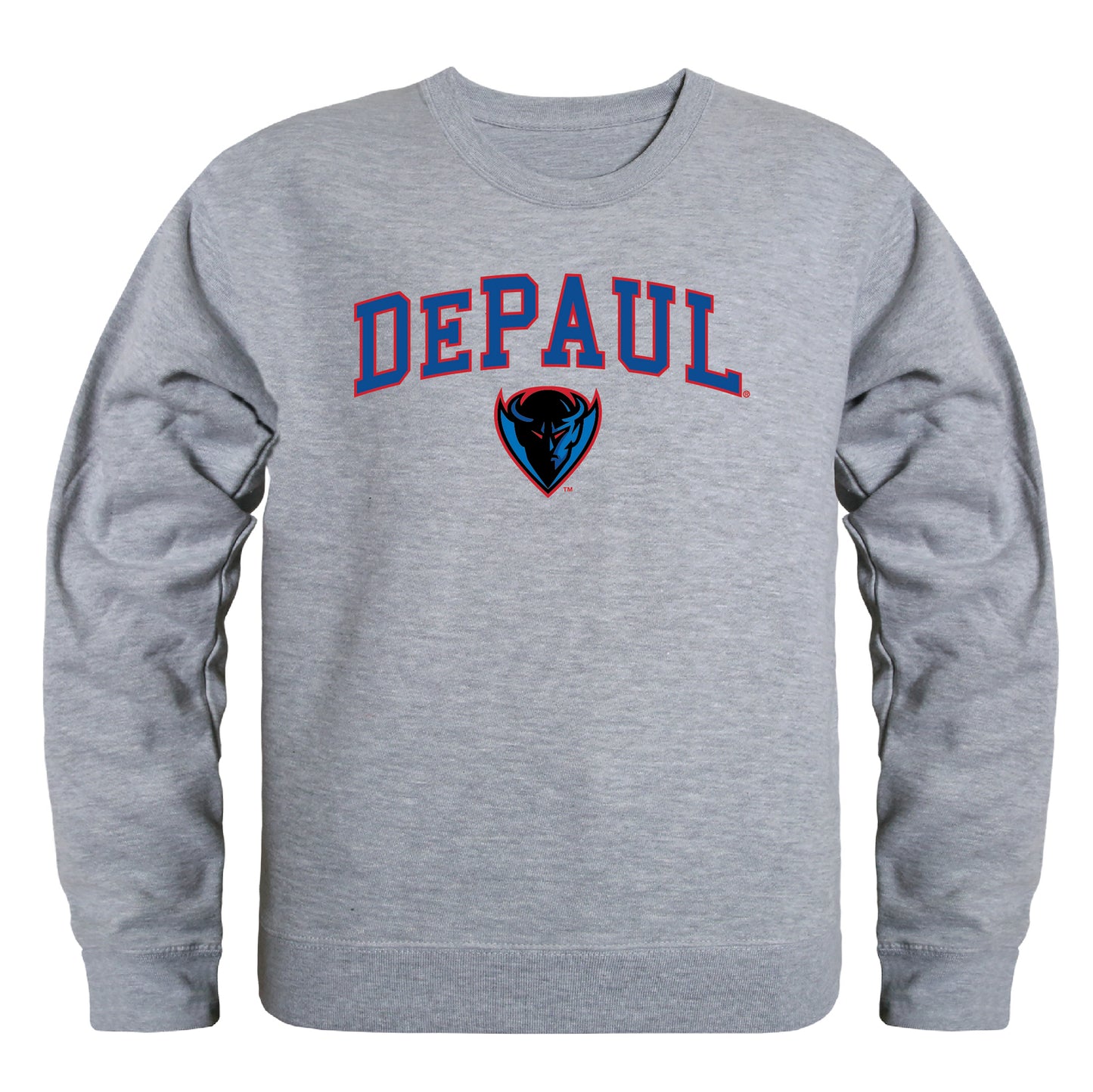 DePaul University Blue Demons Campus Crewneck Pullover Sweatshirt Sweate