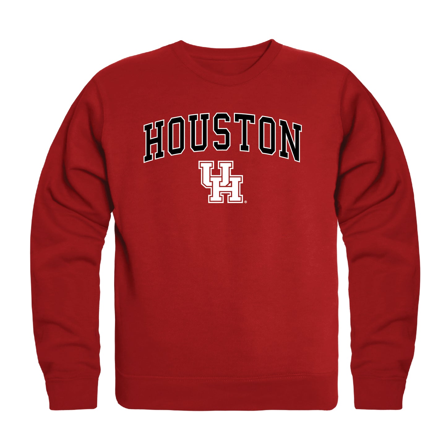 University of Houston Cougars Campus Crewneck Pullover Sweatshirt Sweate