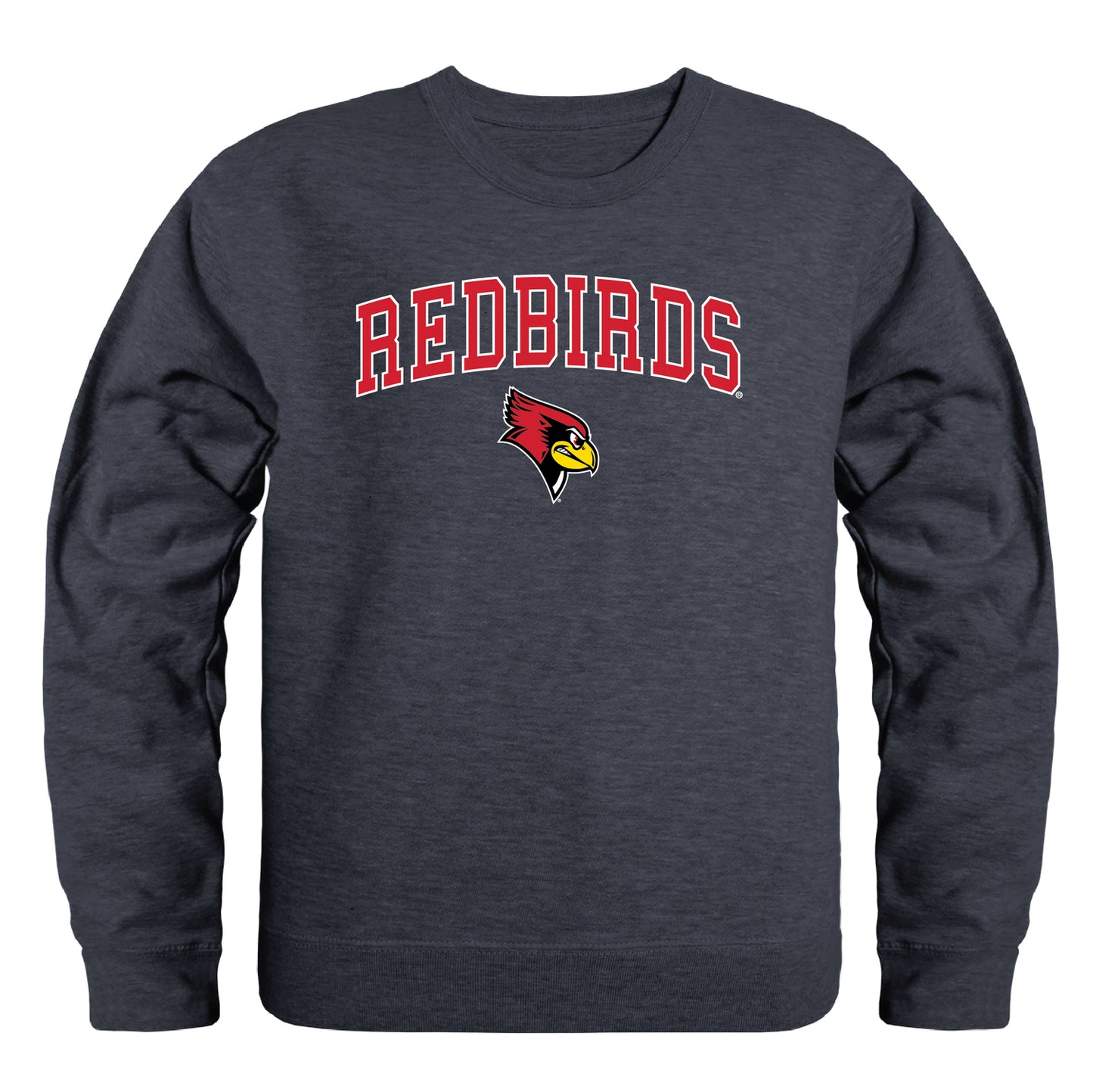 Illinois State University Redbirds Campus Crewneck Pullover Sweatshirt Sweate