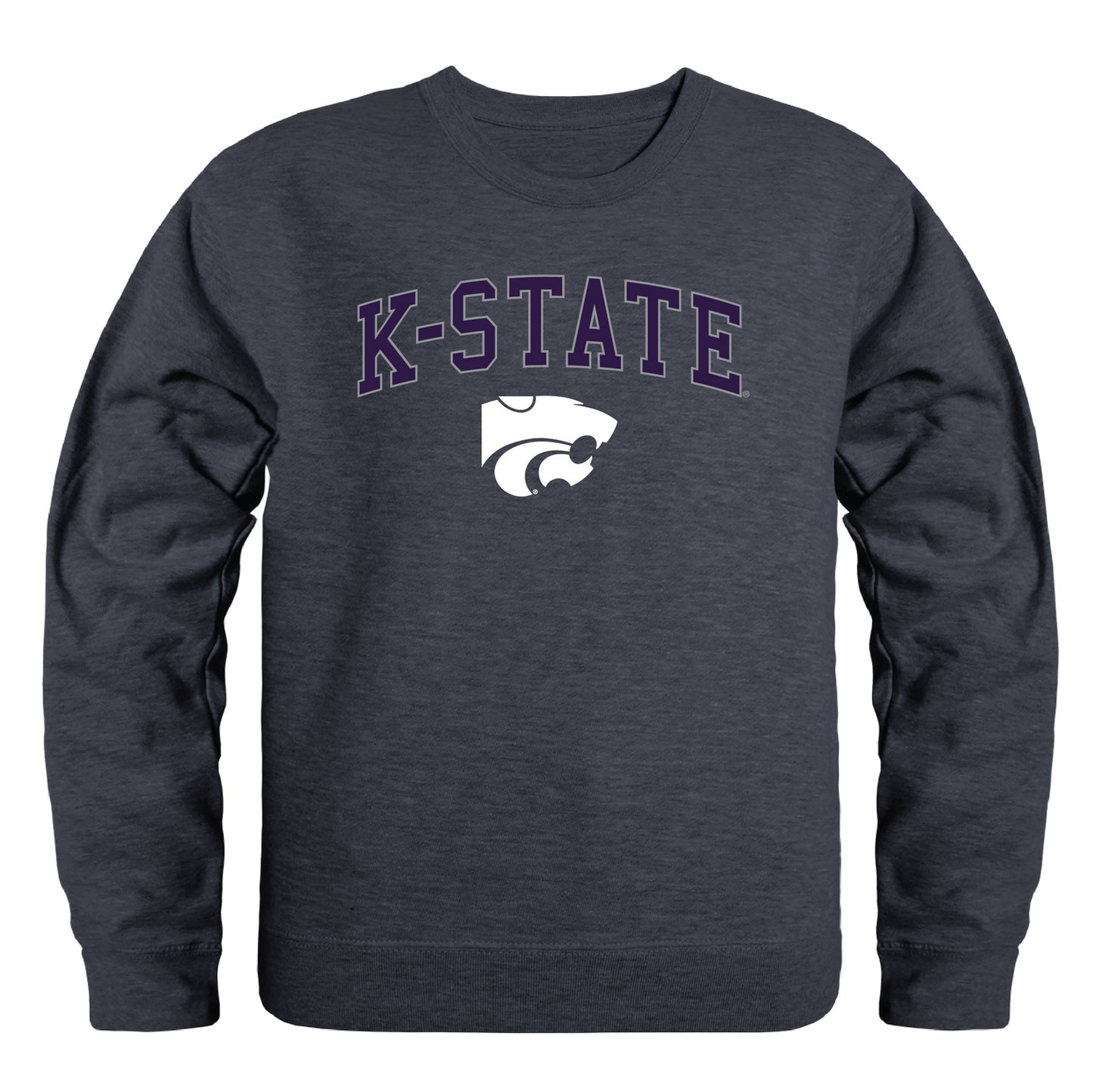 KSU Kansas State University Wildcats Campus Crewneck Pullover Sweatshirt Sweate