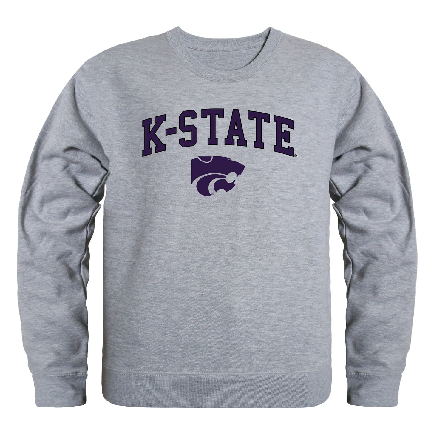 KSU Kansas State University Wildcats Campus Crewneck Pullover Sweatshirt Sweate