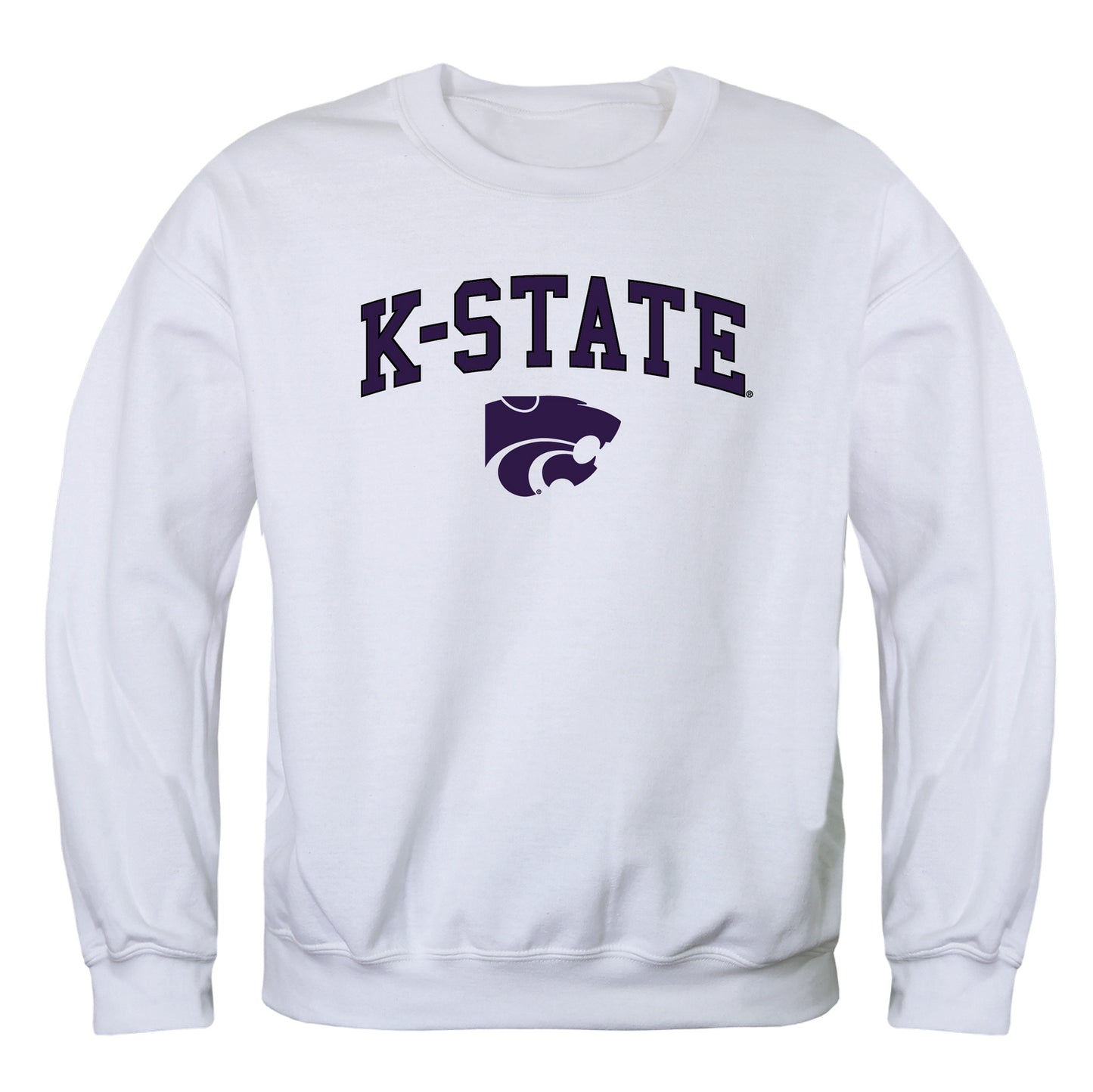 KSU Kansas State University Wildcats Campus Crewneck Pullover Sweatshirt Sweate