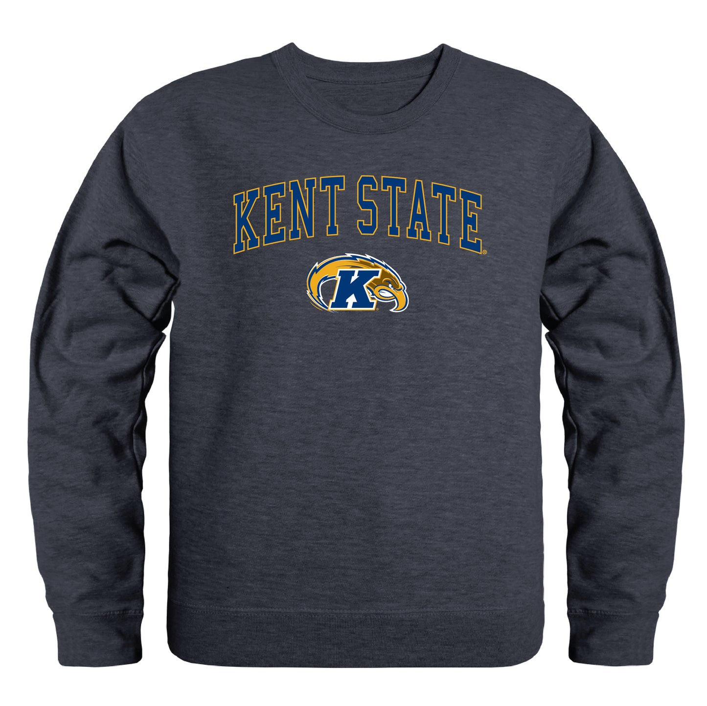 Kent State University Golden Flashes Campus Crewneck Pullover Sweatshirt Sweate