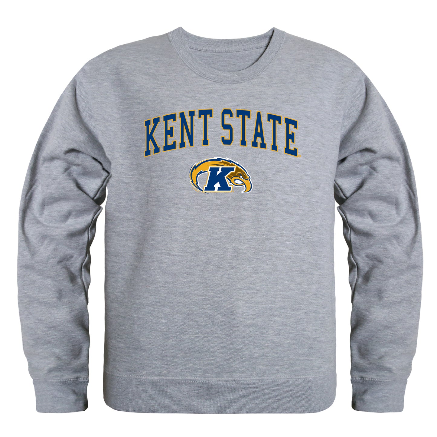 Kent State University Golden Flashes Campus Crewneck Pullover Sweatshirt Sweate