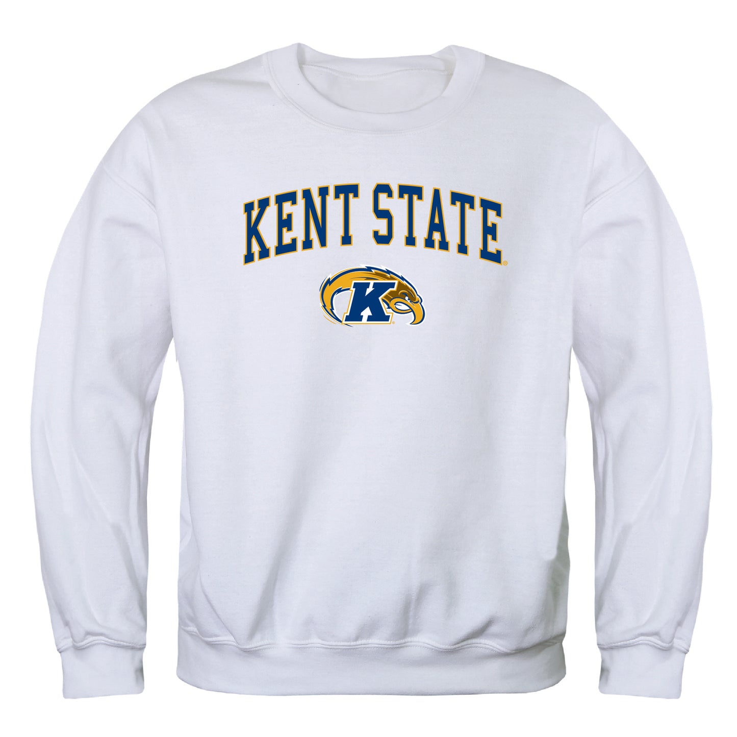 Kent State University Golden Flashes Campus Crewneck Pullover Sweatshirt Sweate