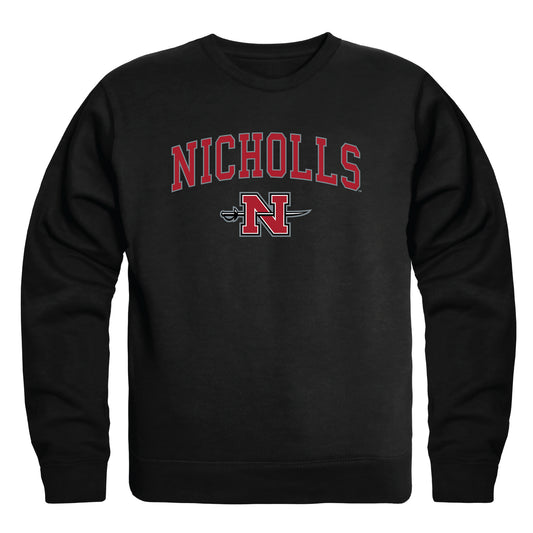 Nicholls State University Colonels Campus Crewneck Pullover Sweatshirt Sweate